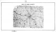 Dane County Map, Dane County 1904